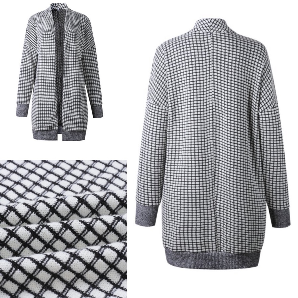 LAST ONE! Grace Cardigan In Gray - Picture 3 of 3